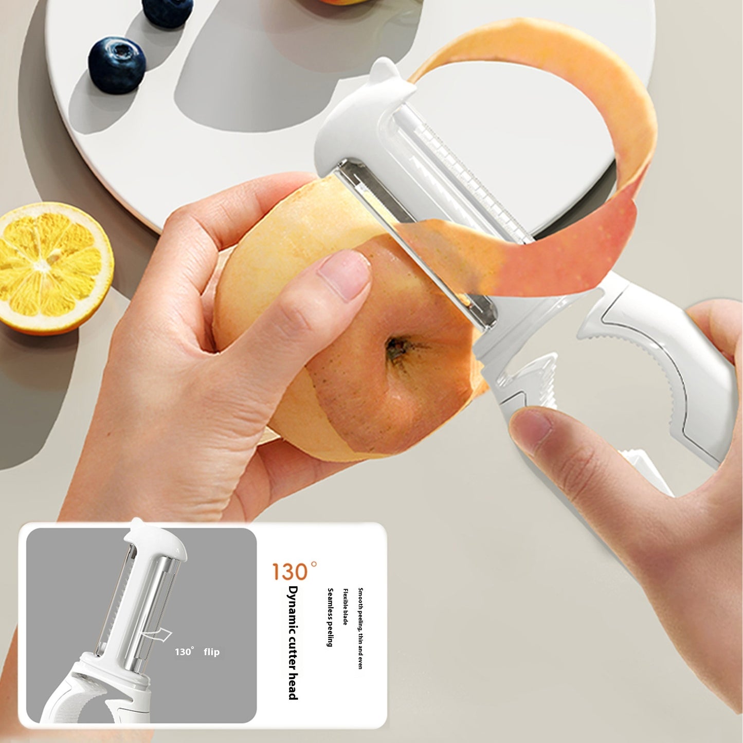 5 In 1 Fruit And Vegetable Peeler Food Grade Stainless Steel