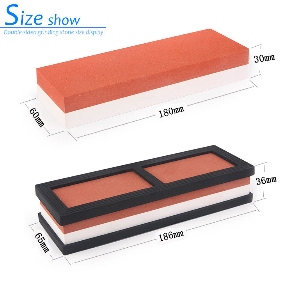Double Sided White Corundum Sharpener Petroleum Stone