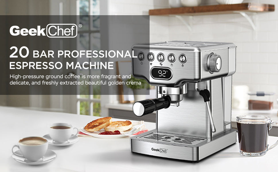 Bar Espresso Machine With Milk Frother