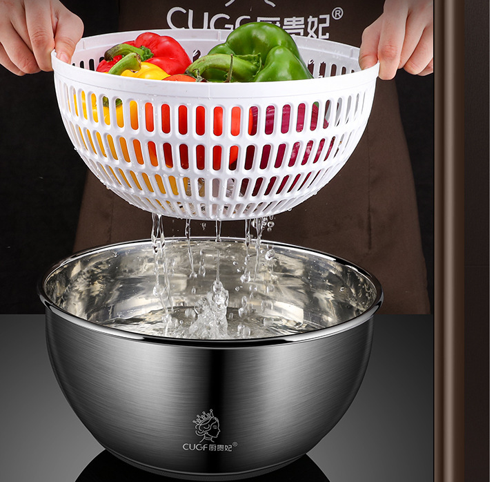 Stainless Steel Salad Vegetable Dehydrator Salad Drying Machine