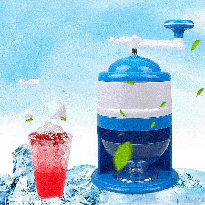 Portable Manual Ice Crushers Hand Crank Ice Shaver Shave Ice Machine