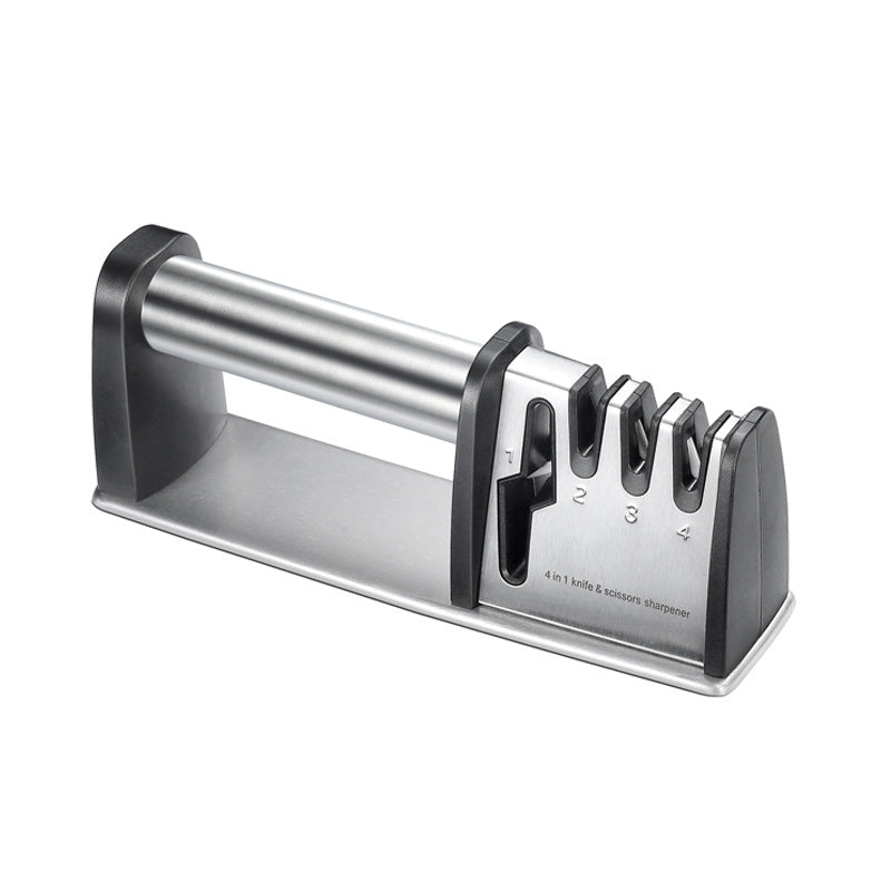 4 In 1 Knife Sharpener 3 Stages Kitchen Grinding Machine Knife Sharpening