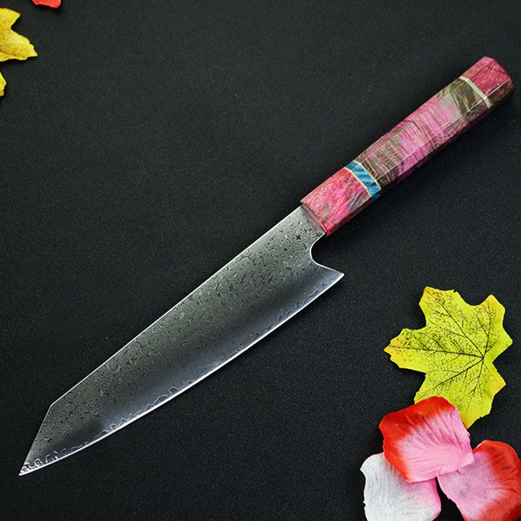 Wooden handle for cutting knife