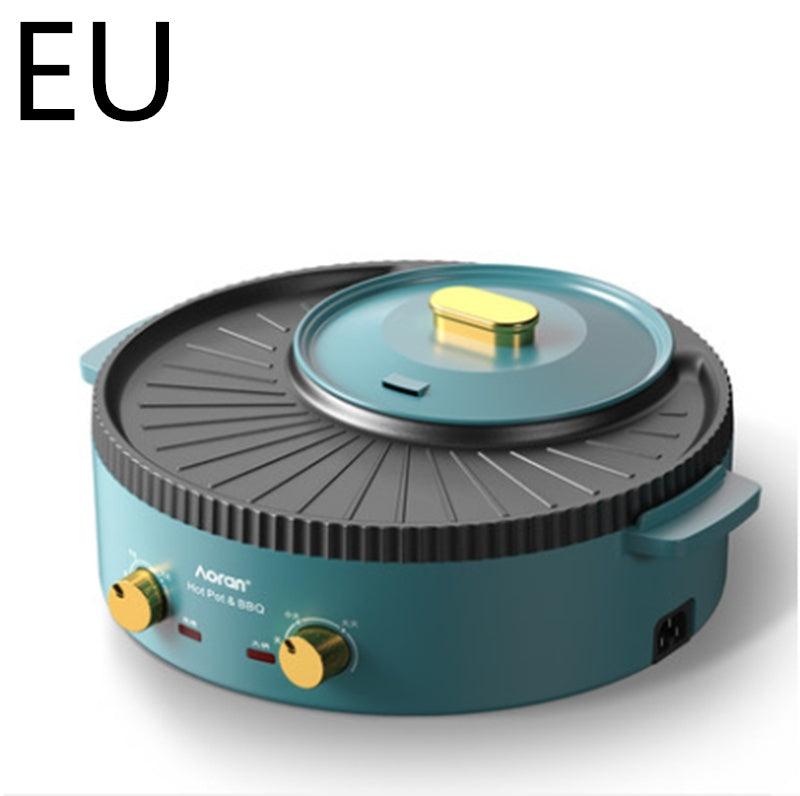 Multi-Function Hot Pot Barbecue One-Piece Pot Home Baking