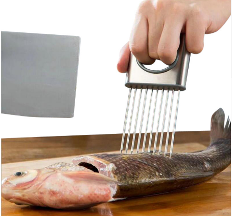 Multifunction Stainless Steel Onion Cutter Chopper Slicer