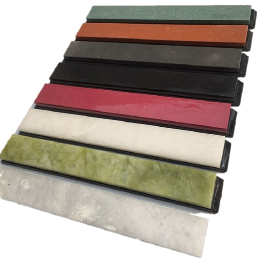 Fixed Angle Boron Carbide Whetstone Strip Set 8 Piece Set Of Sharpener