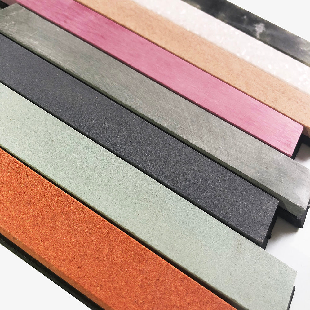 Fixed Angle Boron Carbide Whetstone Strip Set 8 Piece Set Of Sharpener