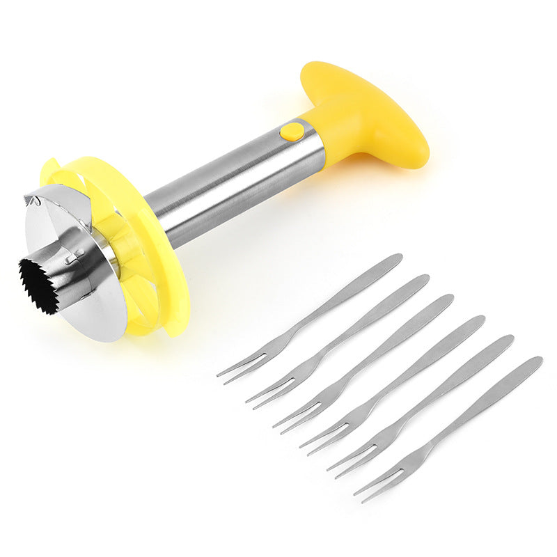 Stainless Steel Pineapple Core Puller Pineapple Peeling Heart Pulling Tool