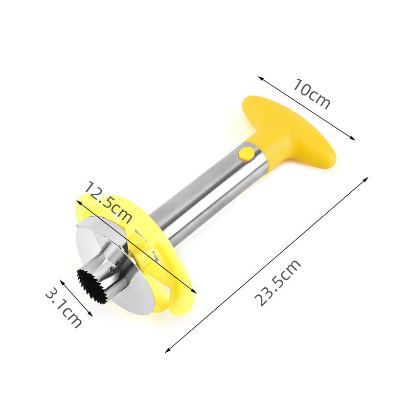 Stainless Steel Pineapple Core Puller Pineapple Peeling Heart Pulling Tool