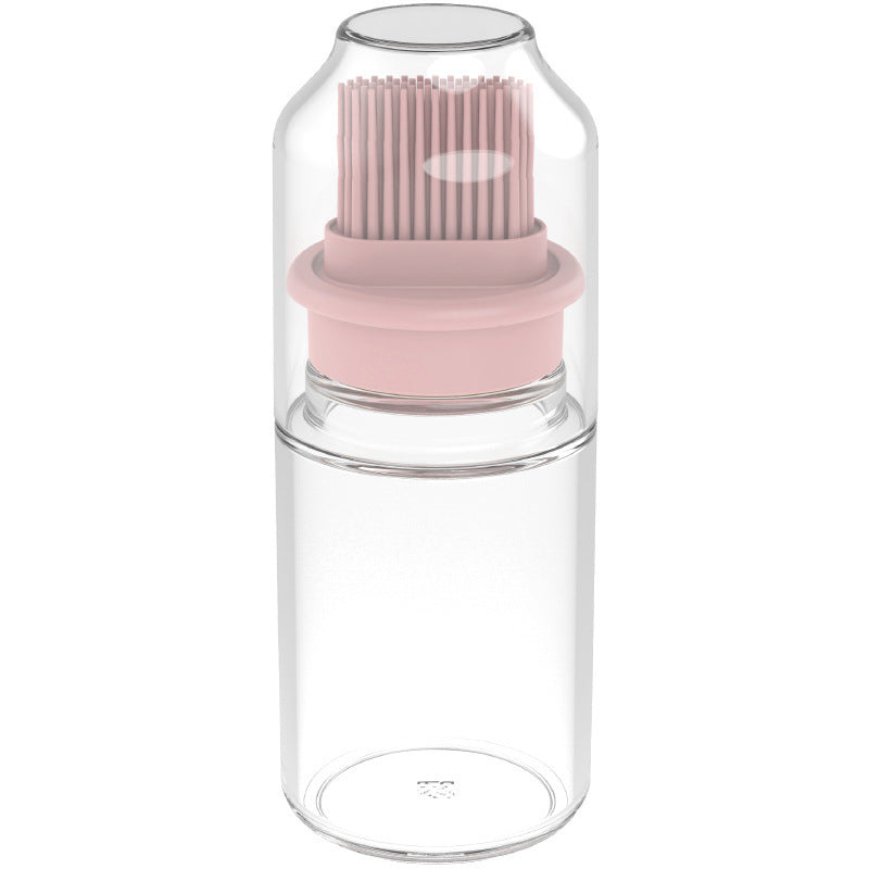 Portable Oil Bottle with Brush Silicone Barbecue Liquid Gadgets