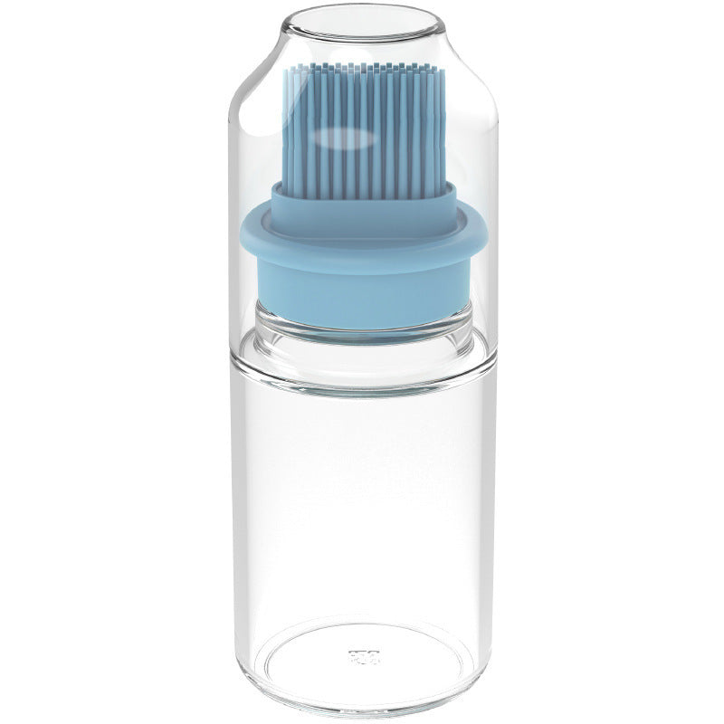 Portable Oil Bottle with Brush Silicone Barbecue Liquid Gadgets