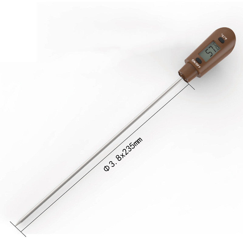 Digital Cooking Thermometer Double Use Silicone Scraper