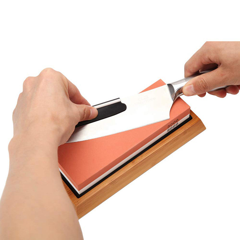 Household Kitchen Knife Sharpener Mesh Double-sided Towstone Fine Grinding