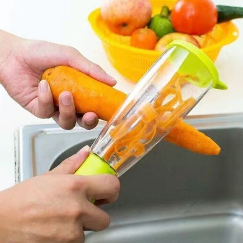 Multifunctional Storage Box Peeler Knife Peeler With Rubbish Bin Slicer