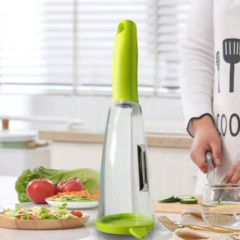 Multifunctional Storage Box Peeler Knife Peeler With Rubbish Bin Slicer