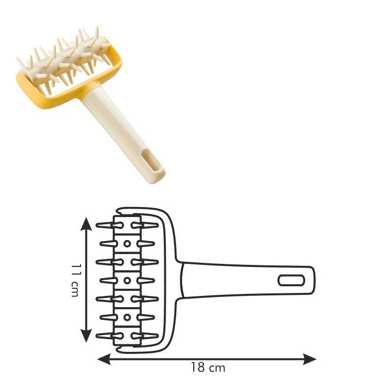 Kitchen Pizza Roller Pin Bread Hole Puncher Dough Crimper