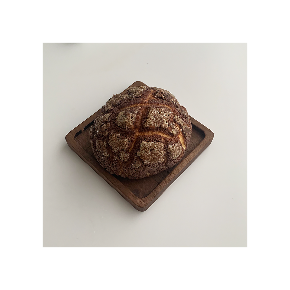 Japanese Walnut Unpainted And Wax-Free Wooden Coaster Insulated Dessert Nut Plate