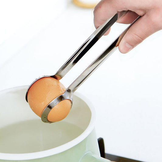 Kitchen Household Creative Tableware Multifunctional Stainless Steel Egg Clamp