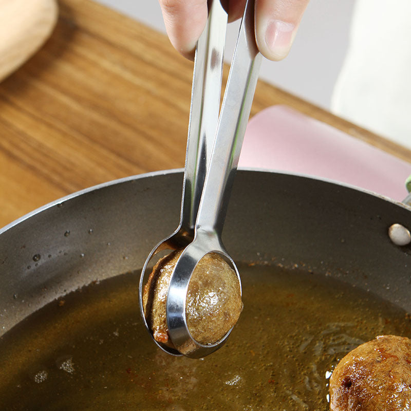 Kitchen Household Creative Tableware Multifunctional Stainless Steel Egg Clamp