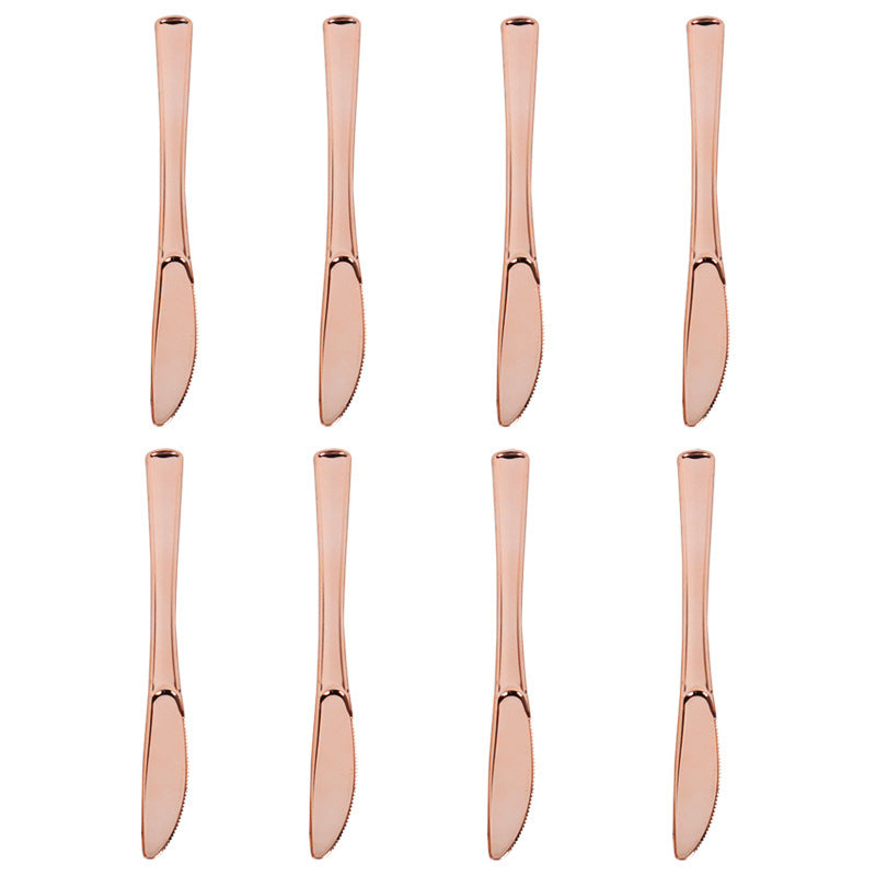 Rose Gold Paper Cups And Trays Disposable Party Supplies