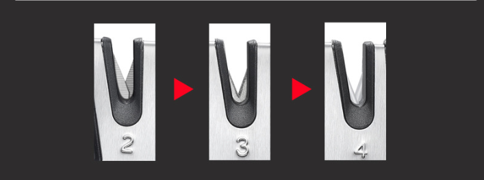 4 In 1 Knife Sharpener 3 Stages Kitchen Grinding Machine Knife Sharpening