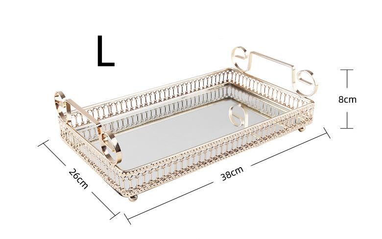 Decorative Ornaments Rectangular Fruit Pastry Tray