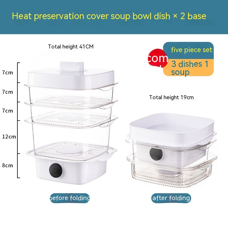 Multi-layer Dish Cover Heat Preservation Kitchen Cover Dining Table
