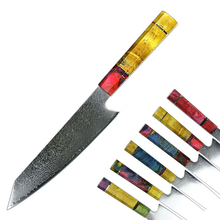 Wooden handle for cutting knife
