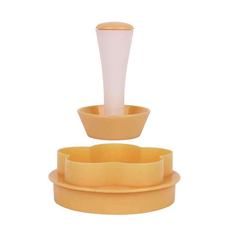 Plastic Pastry Tamper Tart Shell Molds Cake Cutter Flower