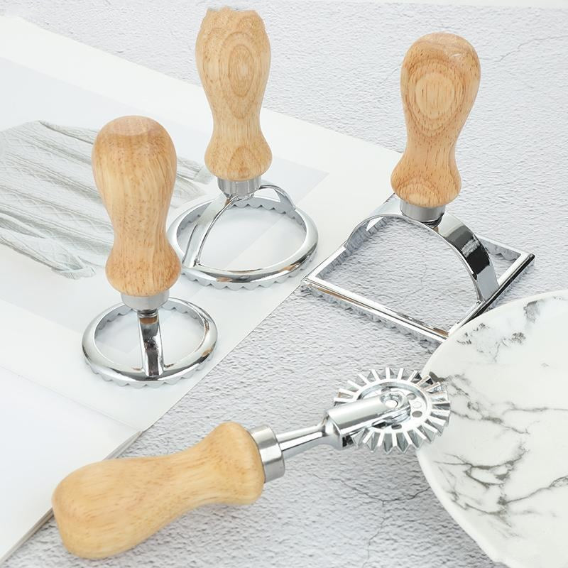 Stainless Steel Border Flower Biscuit Mold Dessert Pastry