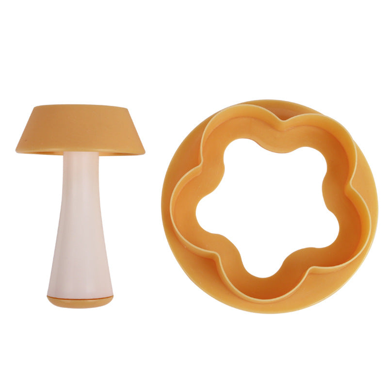 Plastic Pastry Tamper Tart Shell Molds Cake Cutter Flower
