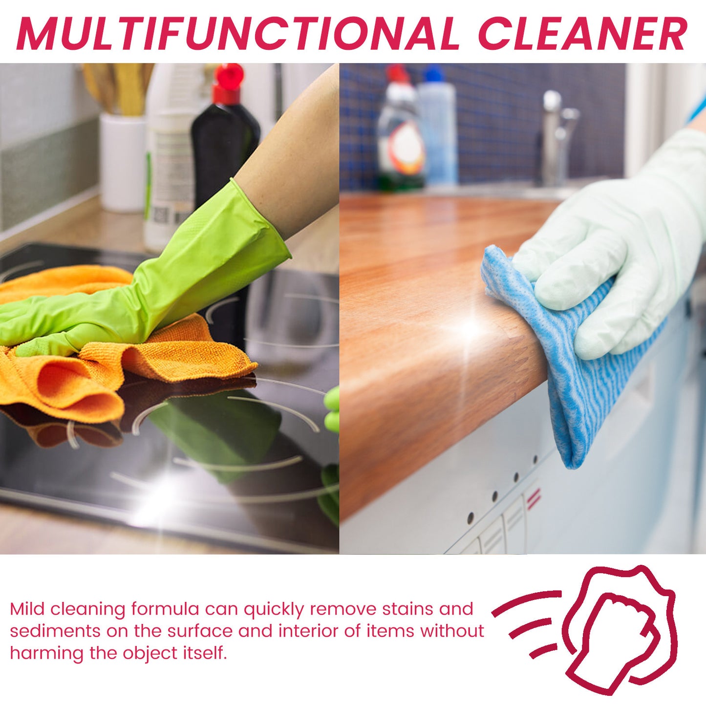 Kitchen Stove Range Hood Wash Basin Oil Stain Cleaning Cream