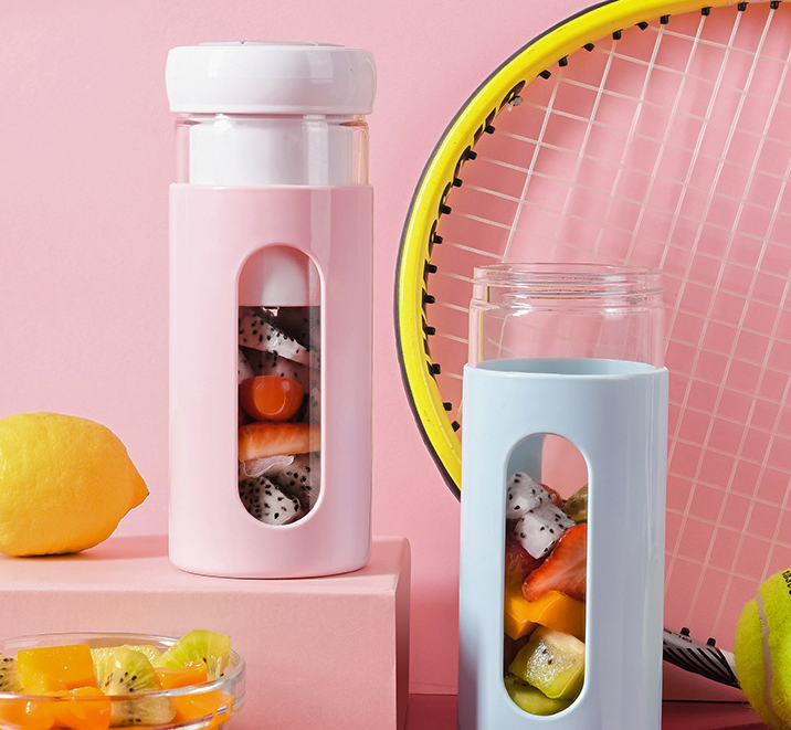 Portable Blender Electric Fruit Juicer USB Rechargeable Smoothie