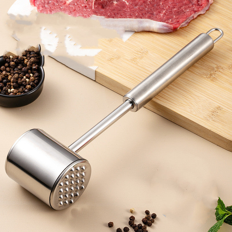 Kitchen Household Stainless Steel Meat Tenderizer Break Loose Meat Hammer