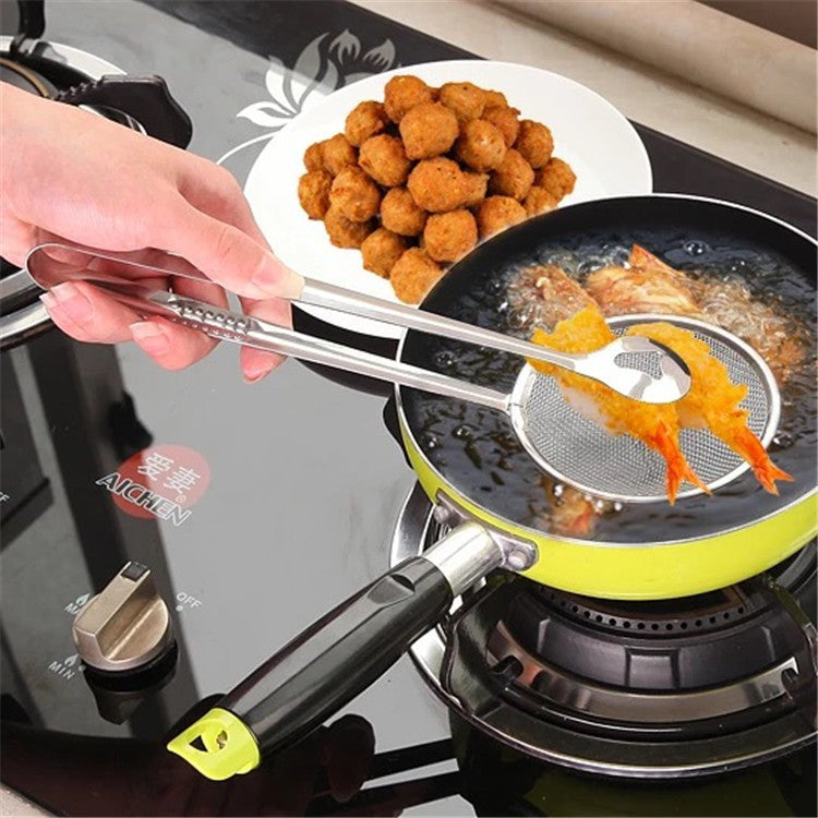 Multi-functional Oil Food Folder Kitchen Food Oil Scoop