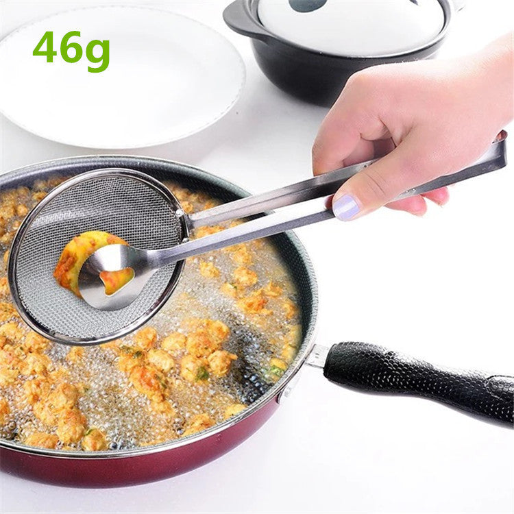 Multi-functional Oil Food Folder Kitchen Food Oil Scoop