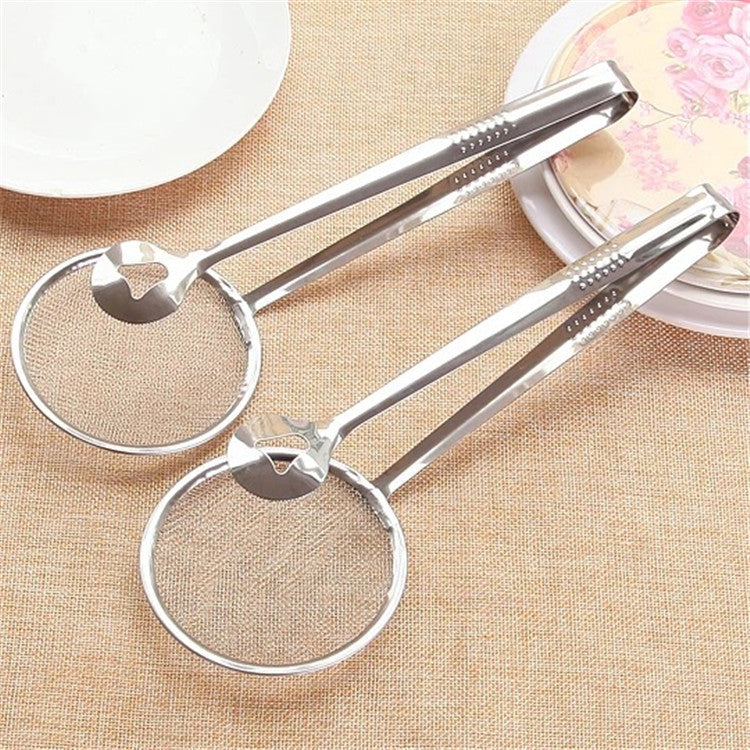 Multi-functional Oil Food Folder Kitchen Food Oil Scoop