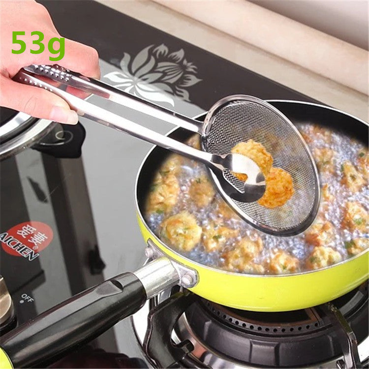 Multi-functional Oil Food Folder Kitchen Food Oil Scoop
