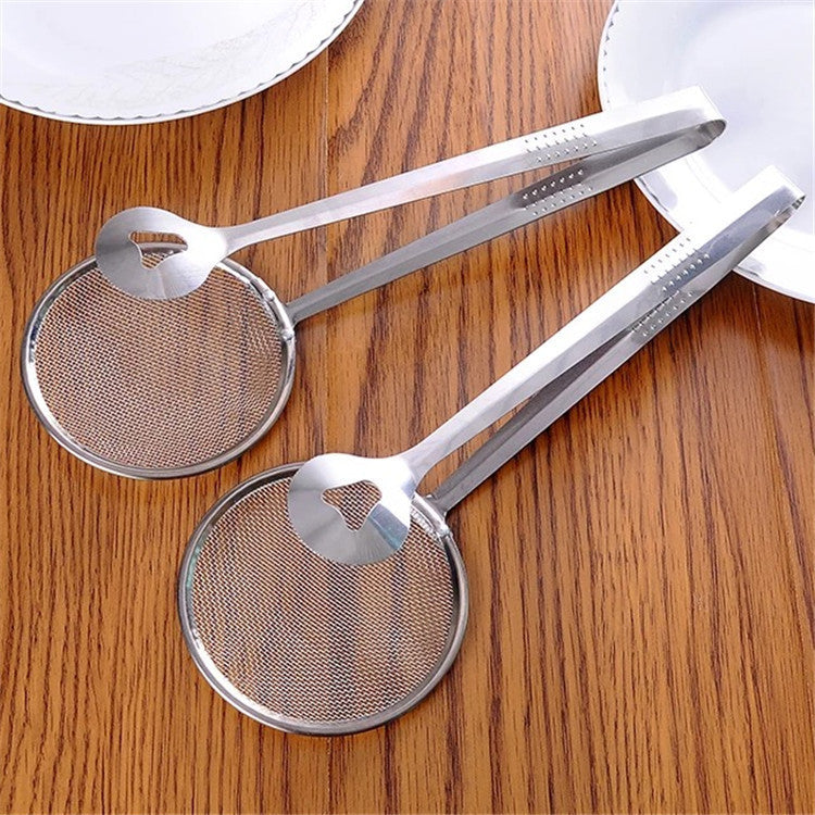Multi-functional Oil Food Folder Kitchen Food Oil Scoop