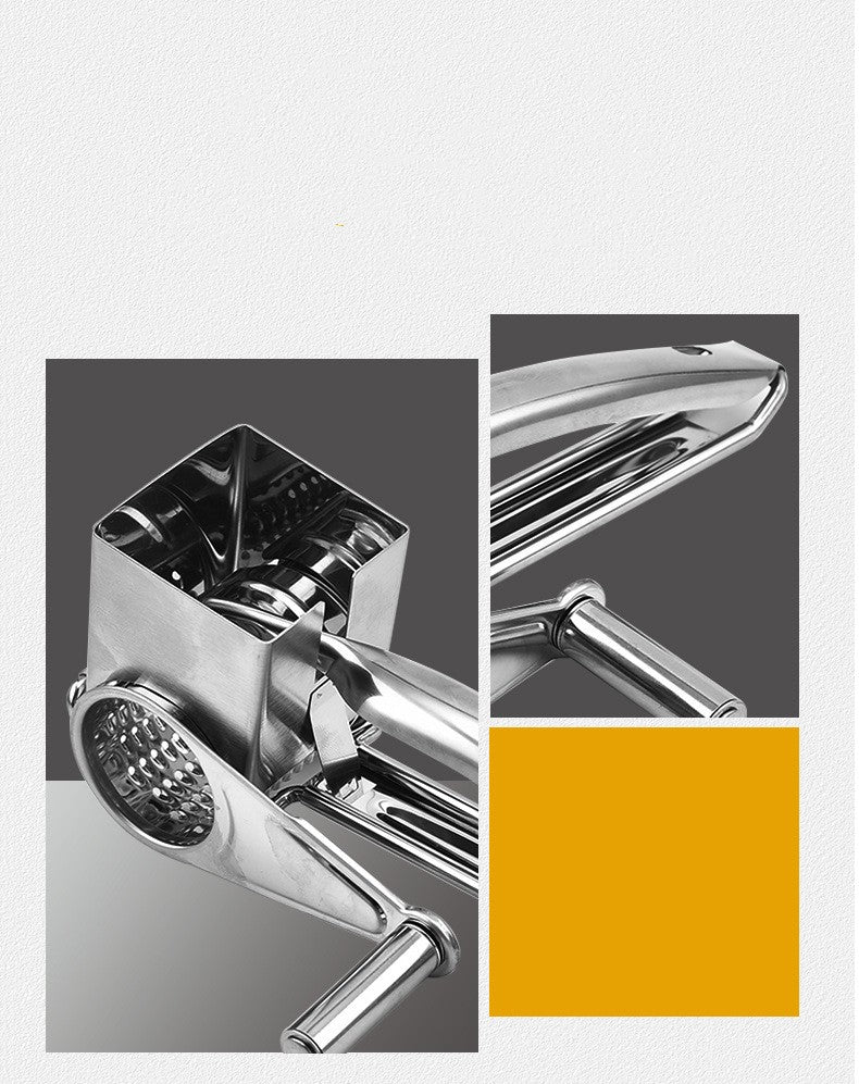 Hand-cranked Cheese Planer Stainless Steel