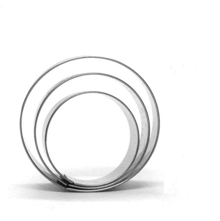 Stainless Steel Round Shape Cookie Cutter Mold Pastry