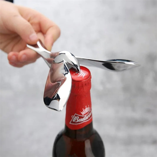 Kicthen Gadgets Flying Bird Bottle Opener Multifunctional Zinc Alloy Beer Cap