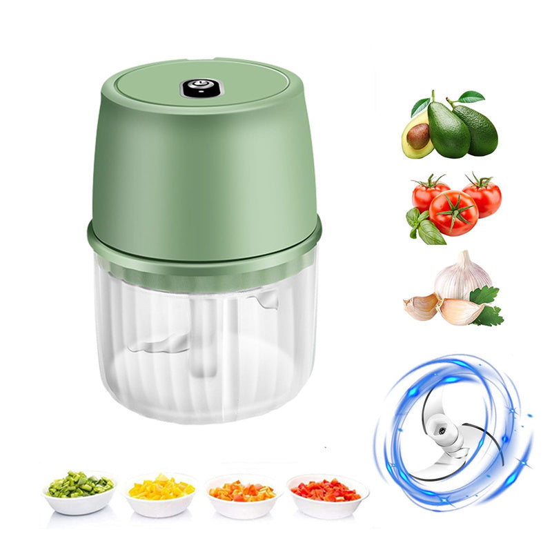 USB Rechargeable Electric Garlic Press Portable Wireless Chopper
