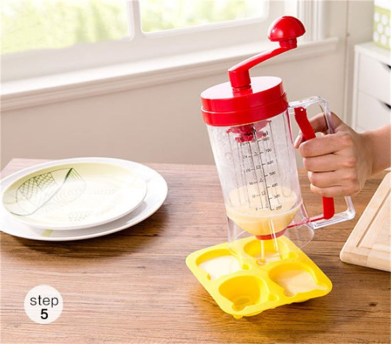 1Pc Baking Pastry Manual Pancake Mixer Machine Cupcake Funnel Batter