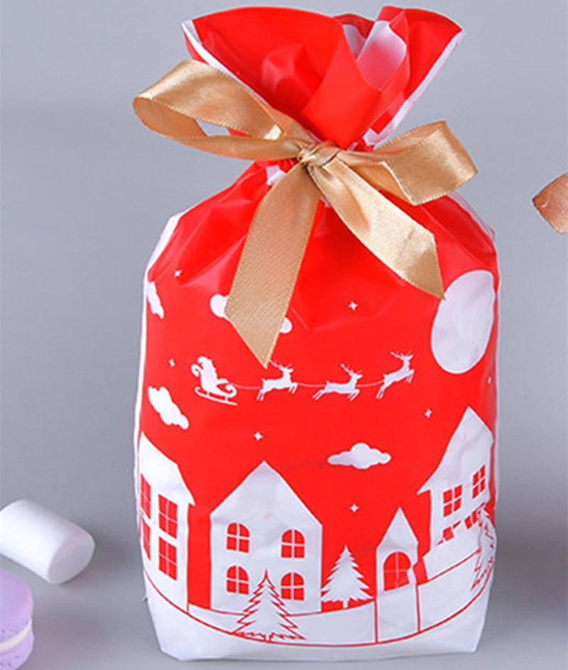 Baked pastry biscuit bundle bag with drawstring