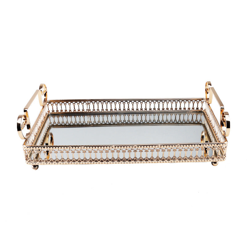 Decorative Ornaments Rectangular Fruit Pastry Tray