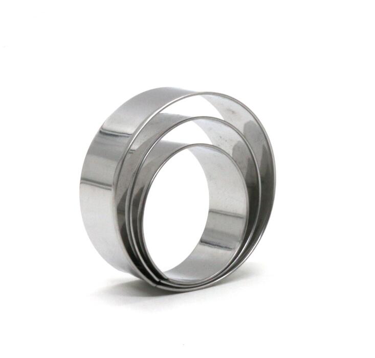 Stainless Steel Round Shape Cookie Cutter Mold Pastry
