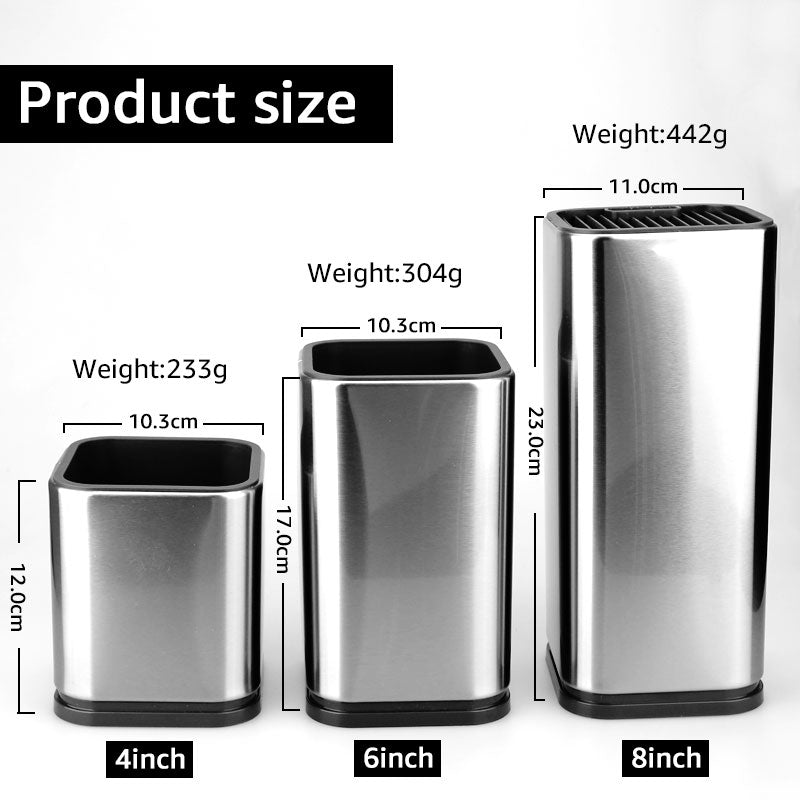 Stainless Steel Knife Holder 8 Inch Set Of Device Rack