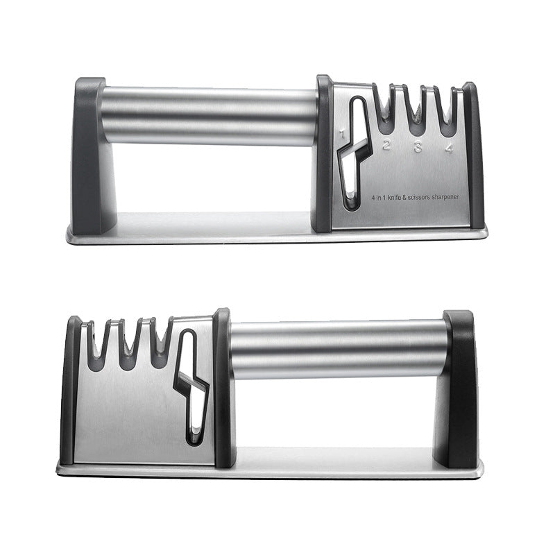 4 In 1 Knife Sharpener 3 Stages Kitchen Grinding Machine Knife Sharpening