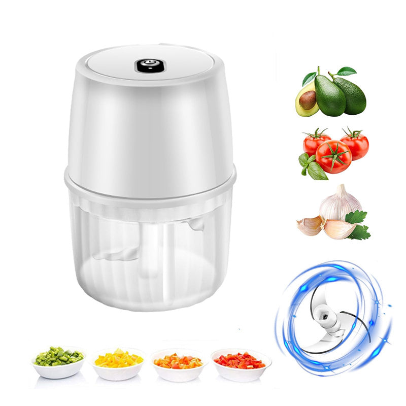 USB Rechargeable Electric Garlic Press Portable Wireless Chopper